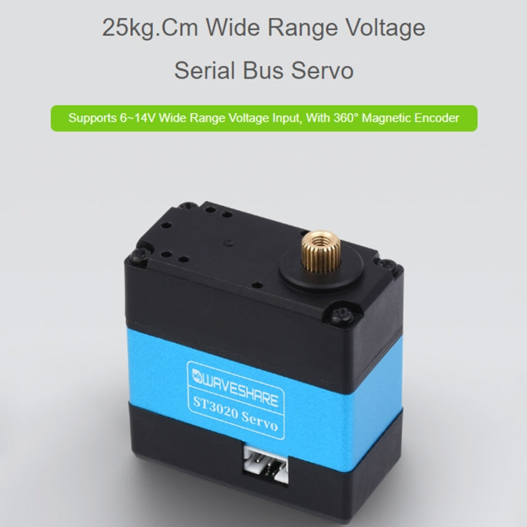 Waveshare 24703 25kg.cm Servomoteur à bus série ST3020 à large plage de tension