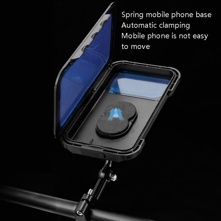 CYCLINGBOX BG-2937 Support de Téléphone Portable Vélo Sac Étanche Navigation de Simulation Cadre de Téléphone Portable (Noir)