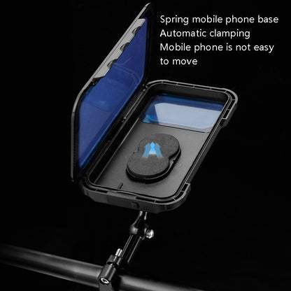 CYCLINGBOX BG-2937 Support de Téléphone Portable Vélo Sac Étanche Navigation de Simulation Cadre de Téléphone Portable (Noir)