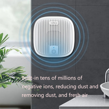 NOBICO Negative Ion Air Purifier Toilet Sterilization Eliminating Odor Formaldehyde Disinfection Machine, CN Plug(XD01)