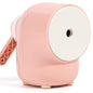 Deli 71169 Student Automatic Pen Pencil Sharpener Manual Pencil Sharpener(Cute Pink)