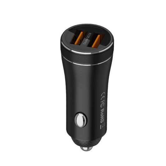 Chargeur de voiture QIAKEY BK918 à charge rapide double port