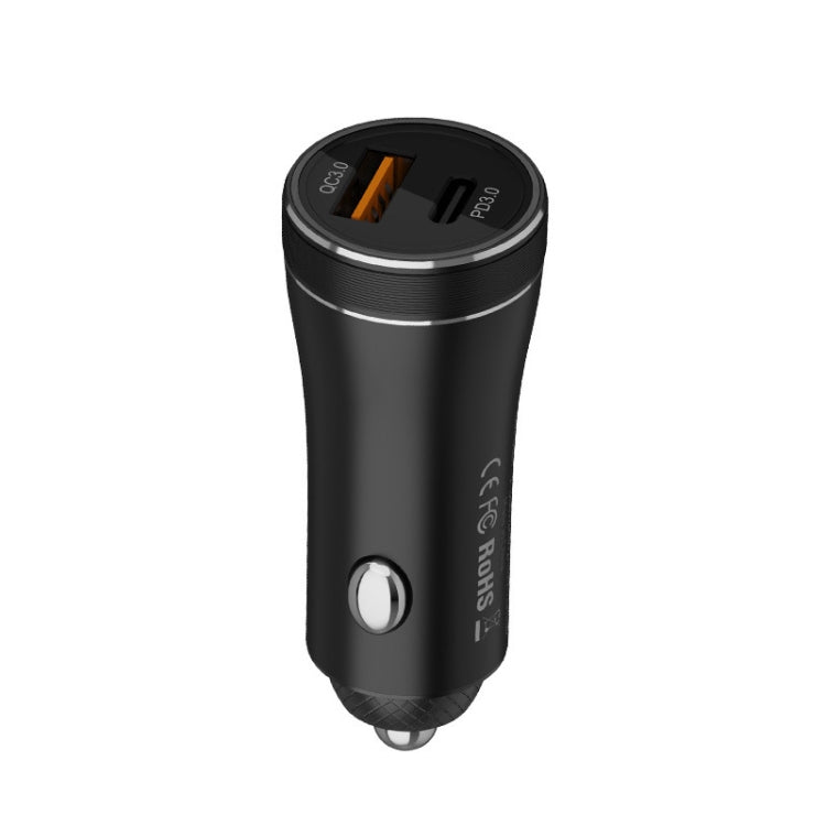 Chargeur de voiture à charge rapide double port QIAKEY BK919