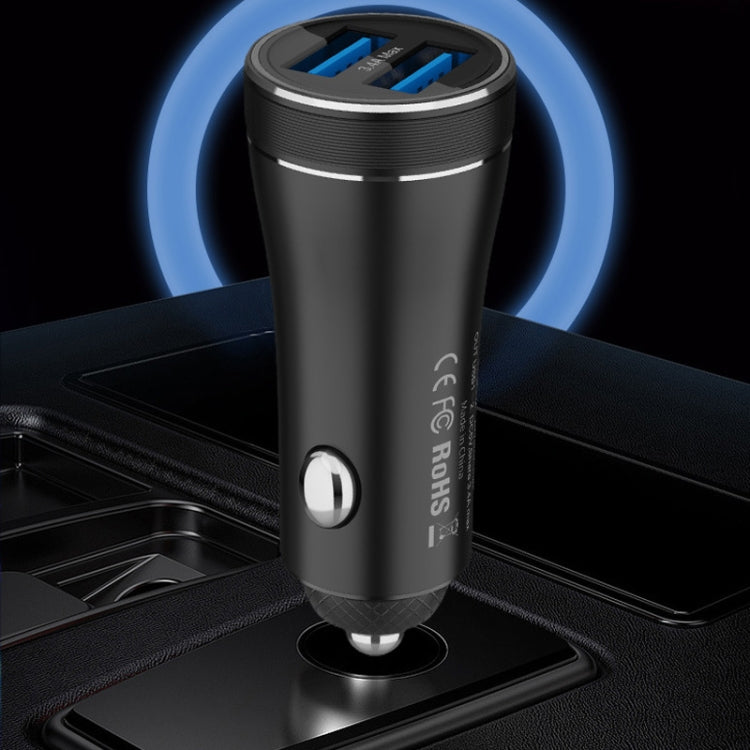 Chargeur de voiture à charge rapide double port QIAKEY BK919
