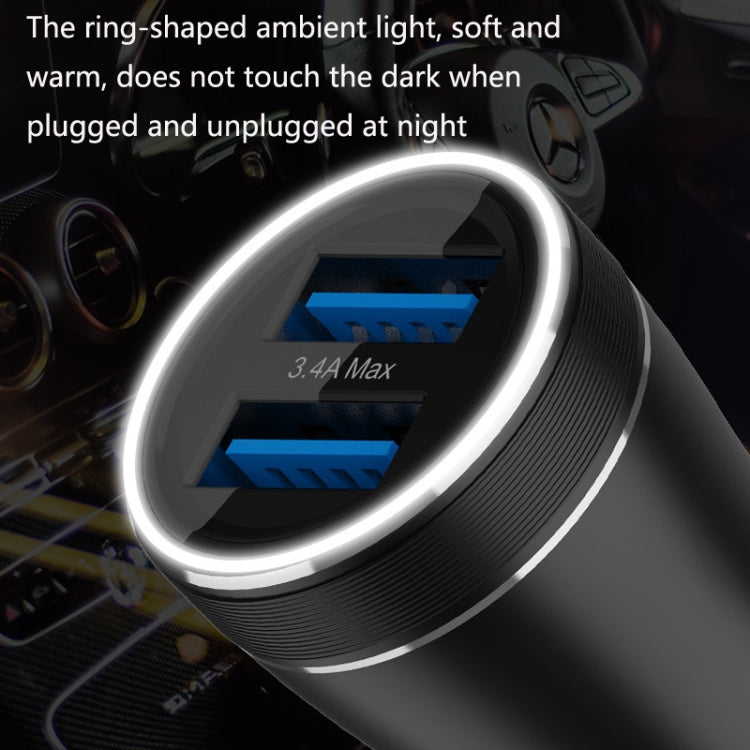 QIAKEY BK928 Dual Ports Fast Charge Car Charger