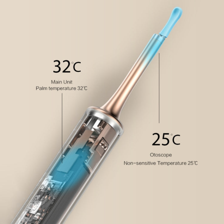 Kit de cure-oreilles intelligent lumineux visible Bebird T15 (blanc aube)