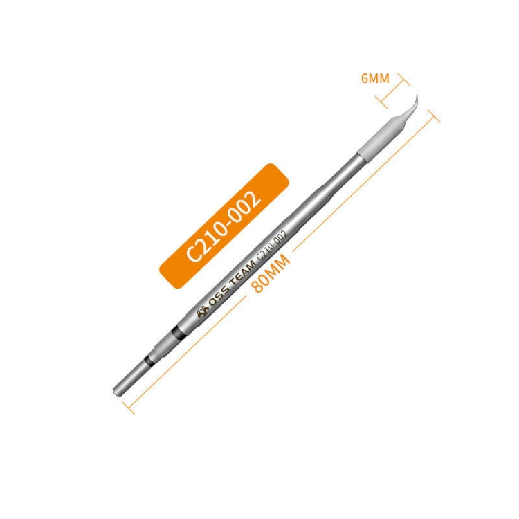 OSS Team C210 Series Soldering Iron Tip Welding Head For JBC T210 / C CD-2SD / 2SHE(Angle  Head)