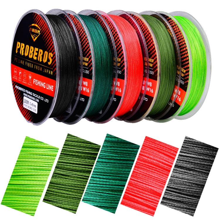 PROBEROS 8 Edited 100M Majestic Horse Fish Line, Line number: 7.0 / 80LB(Yellow)
