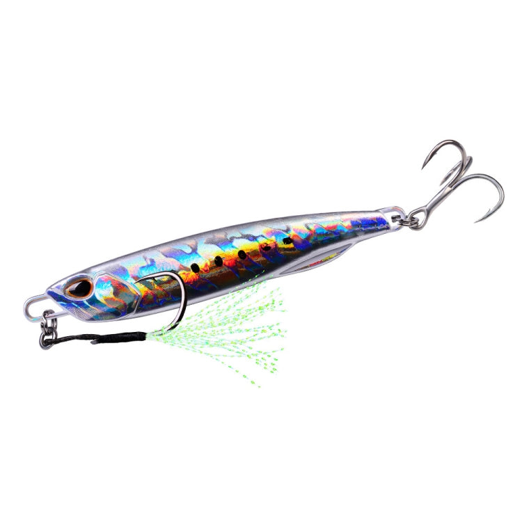 PROBEROS LF103 Simulation Metal Sea Fishing Bait, Specification: 60g(G With Hook)