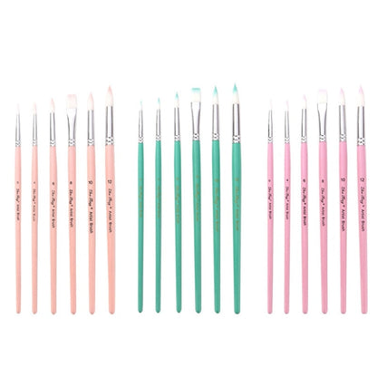 ZHUTING Pearl Rod Nylon Wool Chalk Set(6 PCS/Set Bamboo Green)