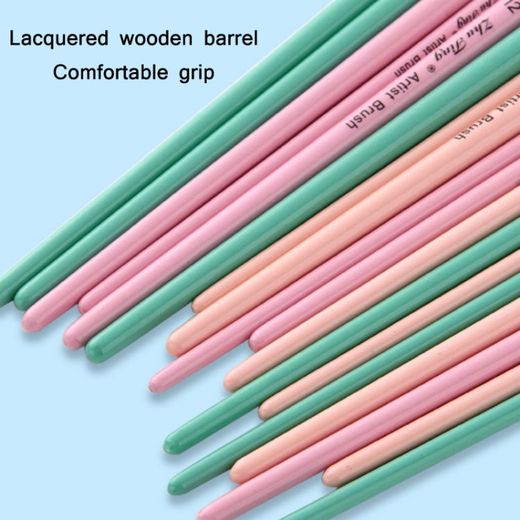 ZHUTING Pearl Rod Nylon Wool Chalk Set(6 PCS/Set Bamboo Green)