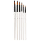 Zhuting Nylon Wool Stick Gouache Brush Set(6 PCS/Set Pointed)
