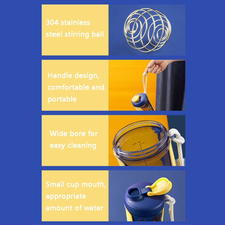 UPSTYLE CMSH-1763 550ML Milkshake Mixing Cups(Yellow)