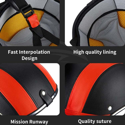 BSDDP A0322 Summer Half Helmet Lightweight Safety Helmet(Blue)