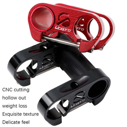 Potence double creuse LitePro S95 pour vélo pliant (or)