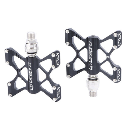LP LitePro K5 Folding Bkie Aluminum Alloy Bearin Pedals(Black)