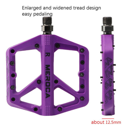 MEROCA Mountain Bike Nylon Pedal(Orange)