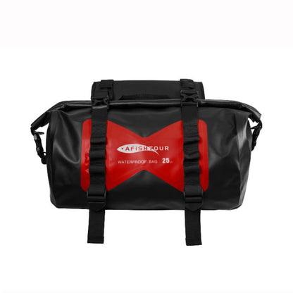 AFISHTOUR FM2021 Large Capacity Waterproof Motorcycle Rear Seat Bag, Color: Red