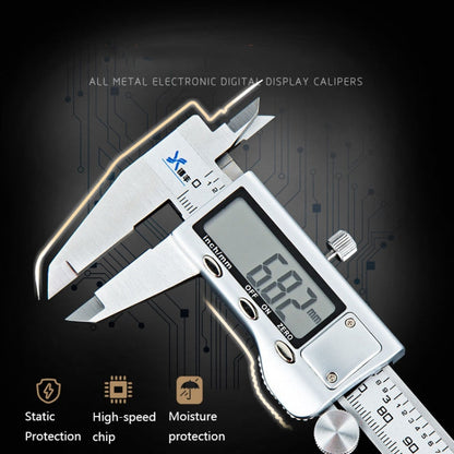 XIFENG Stainless Steel Digital Display Electronic Vernier Caliper, Specification: 0-200mm