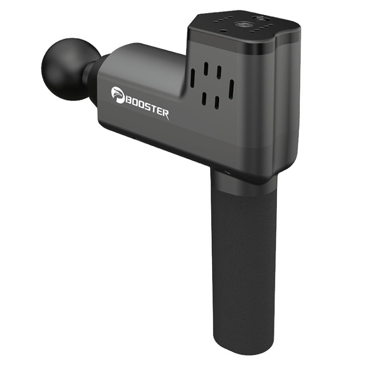 Pistolet de massage Booster T pour relaxation musculaire profonde, prise UE, 2000 mAh avec 6 têtes de massage (gris)