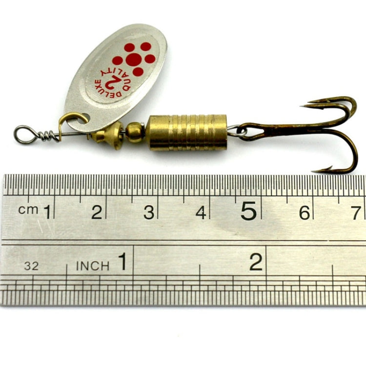 10 PCS HENGJIA  SP054 6.7cm / 7g Fresh Water Sequins Road Bait(Silver)