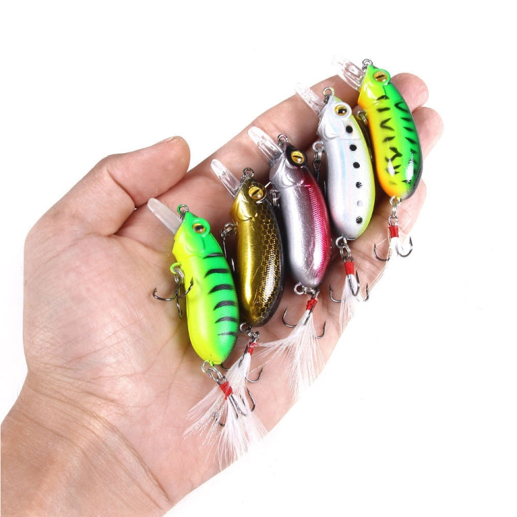 4 PCS HENGJIA CB027 10g 6cm Ralentir le Plume Crocheter Appât(3)