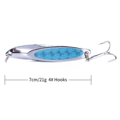 4 leurres à paillettes HEGNJIA SP071 7 cm 21 g pour bar (2)