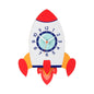 Cartoon Shake Wall Clock Children Room Decoration Wall Clock (Rocket)