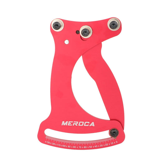 MEROCA Bicycle Ring Calibration Tool Spoke Tension Tube Wheel Set Steel Wire, Color: Red