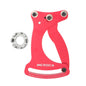 Outil de calibration d'anneau de vélo MEROCA Rayon de tension Tube de roue Fil d'acier, Couleur : Rouge+Clé