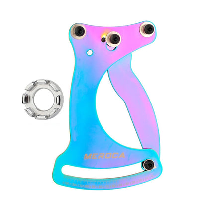 Outil d'étalonnage d'anneau de vélo MEROCA Rayon de tension Tube de roue en fil d'acier, couleur: coloré+clé
