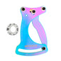 Outil d'étalonnage d'anneau de vélo MEROCA Rayon de tension Tube de roue en fil d'acier, couleur: coloré+clé