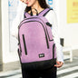 1107 Sac à dos de loisir pour étudiant (violet flocon de neige)