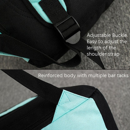 1107 Student Bag Leisure Backpack(Rose Red)