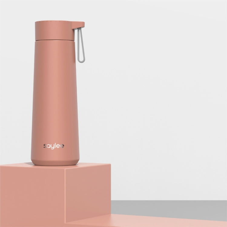 Saylee 304 Stainless Steel Portable Thermos Cup, Capacity: 350ml(Deep Pink)