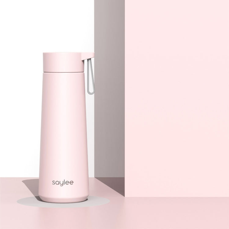 Saylee 304 Stainless Steel Portable Thermos Cup, Capacity: 350ml(Light Pink)