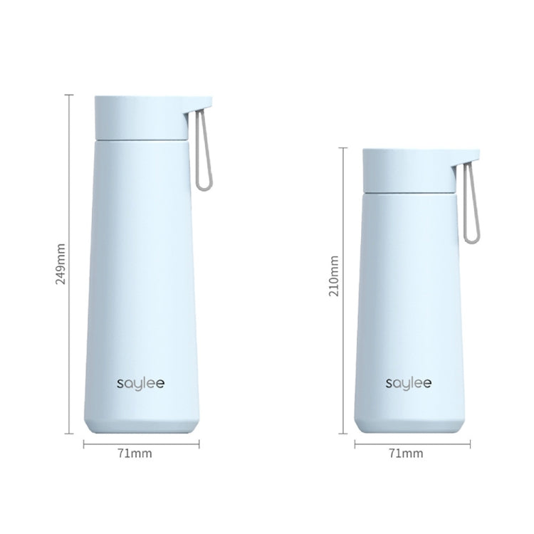 Saylee 304 Stainless Steel Portable Thermos Cup, Capacity: 350ml(Light Pink)