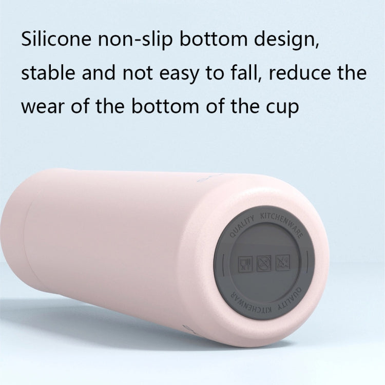 Saylee 304 Stainless Steel Portable Thermos Cup, Capacity: 350ml(Light Pink)