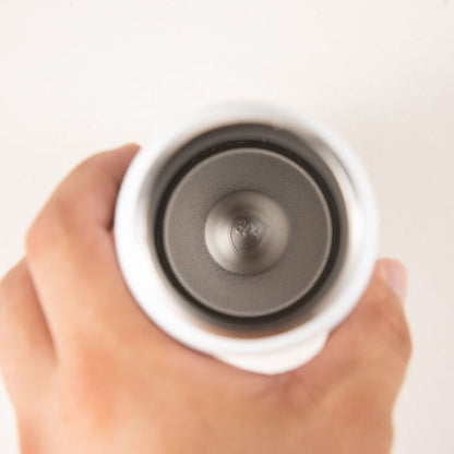 Delicate 304 Stainless Steel Wood Grain Thermos Cup, Capacity: 500ml(White)