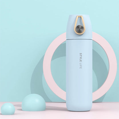 Saylee 304 Stainless Steel Vacuum Thermos Cup, Capacity: 450ml(Blue)