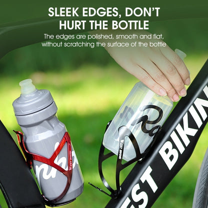 WEST BIKING Bicycle Aluminum Beverage Bottle Holder, Colour: Black