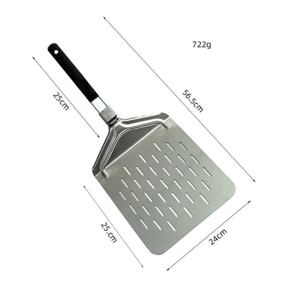 Handle Foldable Pizza Cake Aluminum Spatula(C)