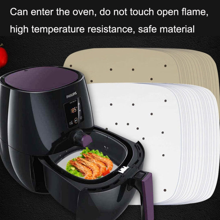 Air Fryer Special Paper Pad Grilled Meat Paper Oil Absorbed Paper, Color Random Delivery, Style: Round With Hole (22cm)