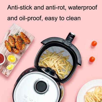Air Fryer Special Paper Pad Grilled Meat Paper Oil Absorbed Paper, Color Random Delivery, Style: Square Without Hole (20.5cm)