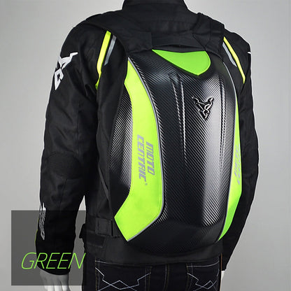 MOTOCENTRIC 11-MC-0077 Sac à dos moto en EVA avec coque en forme de tortue (vert)