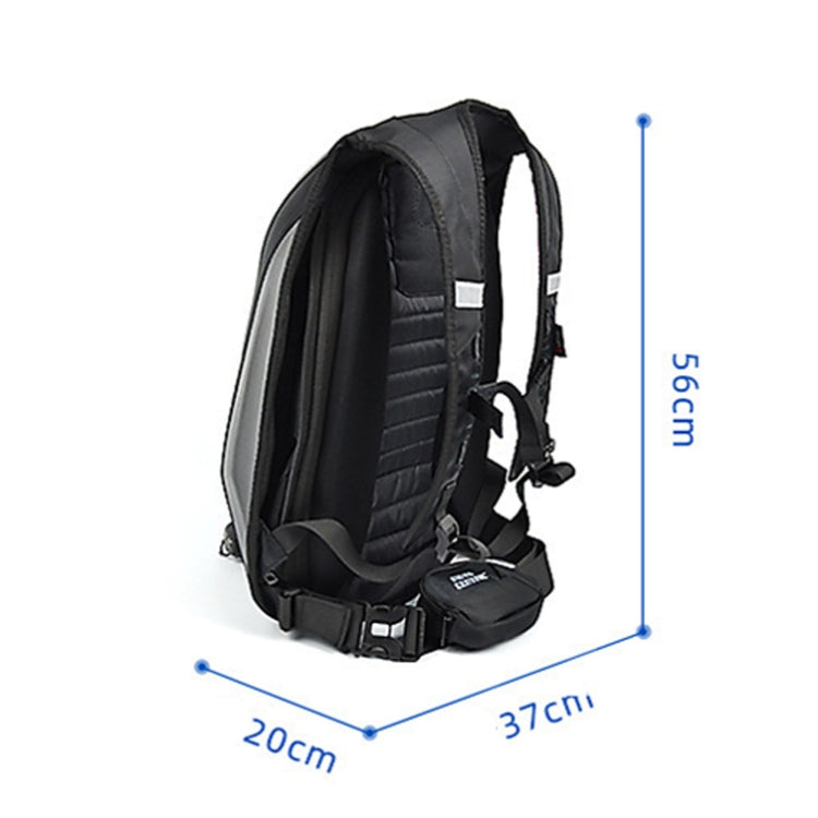 MOTOCENTRIC 11-MC-0077 Sac à dos moto en EVA avec coque en forme de tortue (vert)