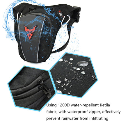 MOTOCENTRIC 11-MC-0105 Motorcycle Riding Leg Bag Waist Bag(Gray)