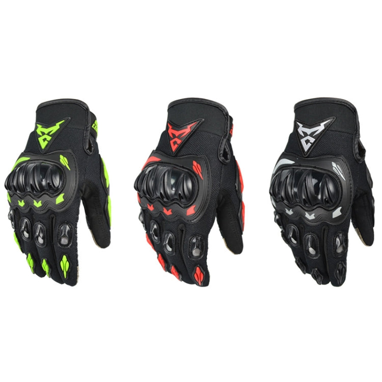 Gants de moto respirants à écran tactile MOTOCENTRIC 13-MC-010, Spécification : L (Gris)