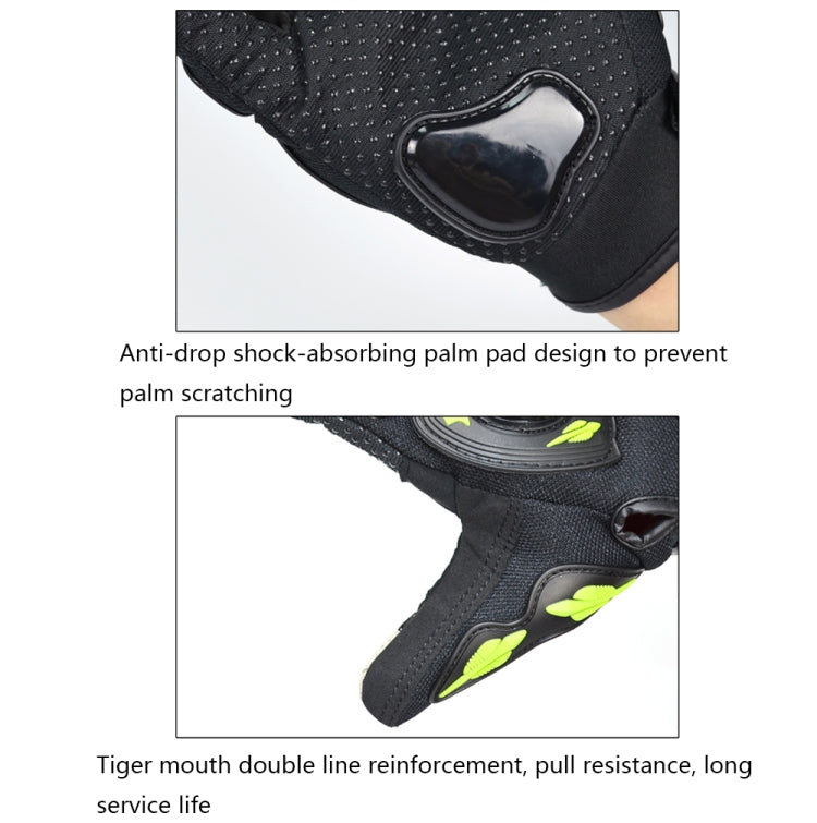 Gants de moto respirants à écran tactile MOTOCENTRIC 13-MC-010, Spécification : L (Gris)