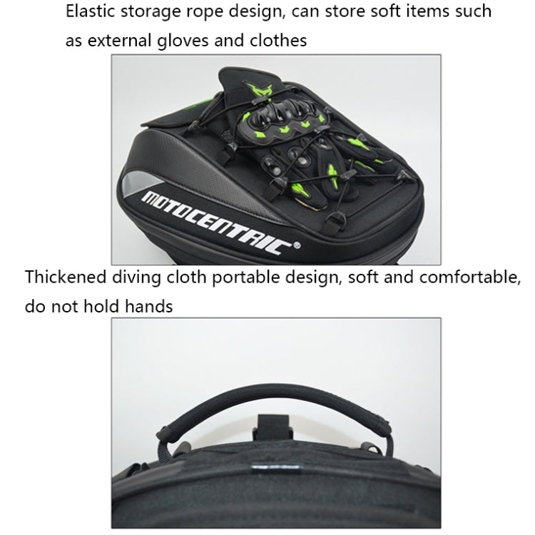 MOTOCENTRIC 11-MC-0102 Sac de selle moto pour casque (Bleu)